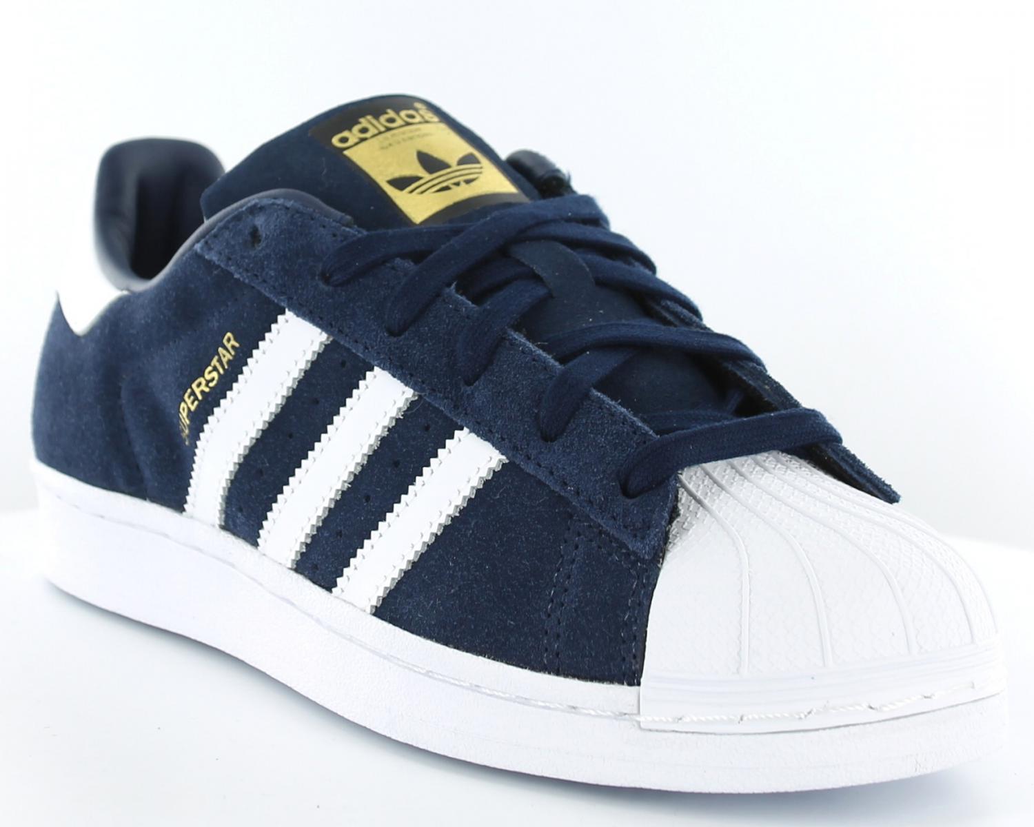 adidas superstar bleu blanc